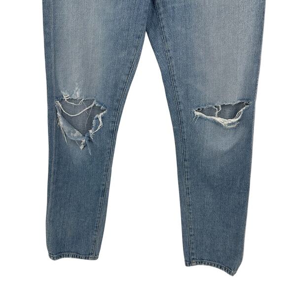 Citizens of Humanity‎ Liya High Rise Classic Fit Jeans Torn Denim Blue Size 25 - Picture 4 of 12